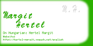 margit hertel business card